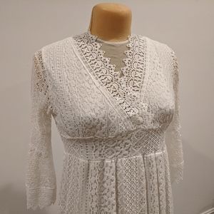 Lace Crochet Dress
